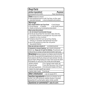Vicks Sinex SEVERE Allergy & Sinus Nasal Spray, Original Ultra Fine Mist, Decongestant Medicine, Relief from Nasal Congestion due to Cold or Allergy, Sinus Pressure Relief, 265 Sprays x 2
