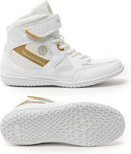 Miniatura 2 de Yes! Athletics Champion1 Wrestling Shoes for Women and Girls - Lightweight, Durable Athletic Shoes for Boxing, Weightlifting, MMA, Kickboxing,