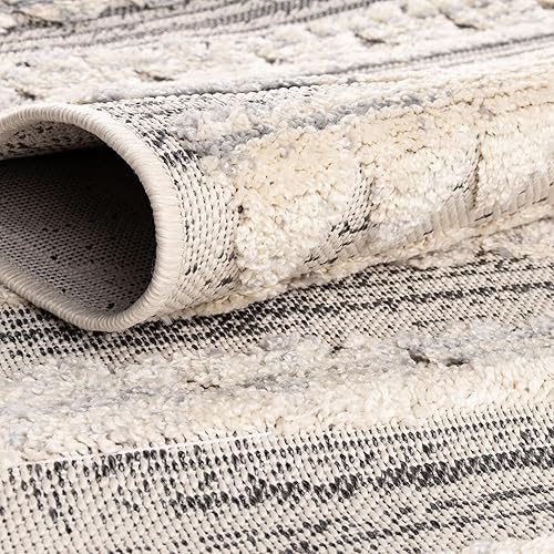 Miniatura 5 de Unique Loom Arlo Collection - Alfombra de área - Avery (rectangular 6' 0" x 9' 0", beige arenosoazul)