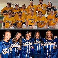 Vista 4 de KXK Custom Baseball Jersey Stitched Personalized Baseball Shirts Sports Uniform for Men Women Boy Black&grey