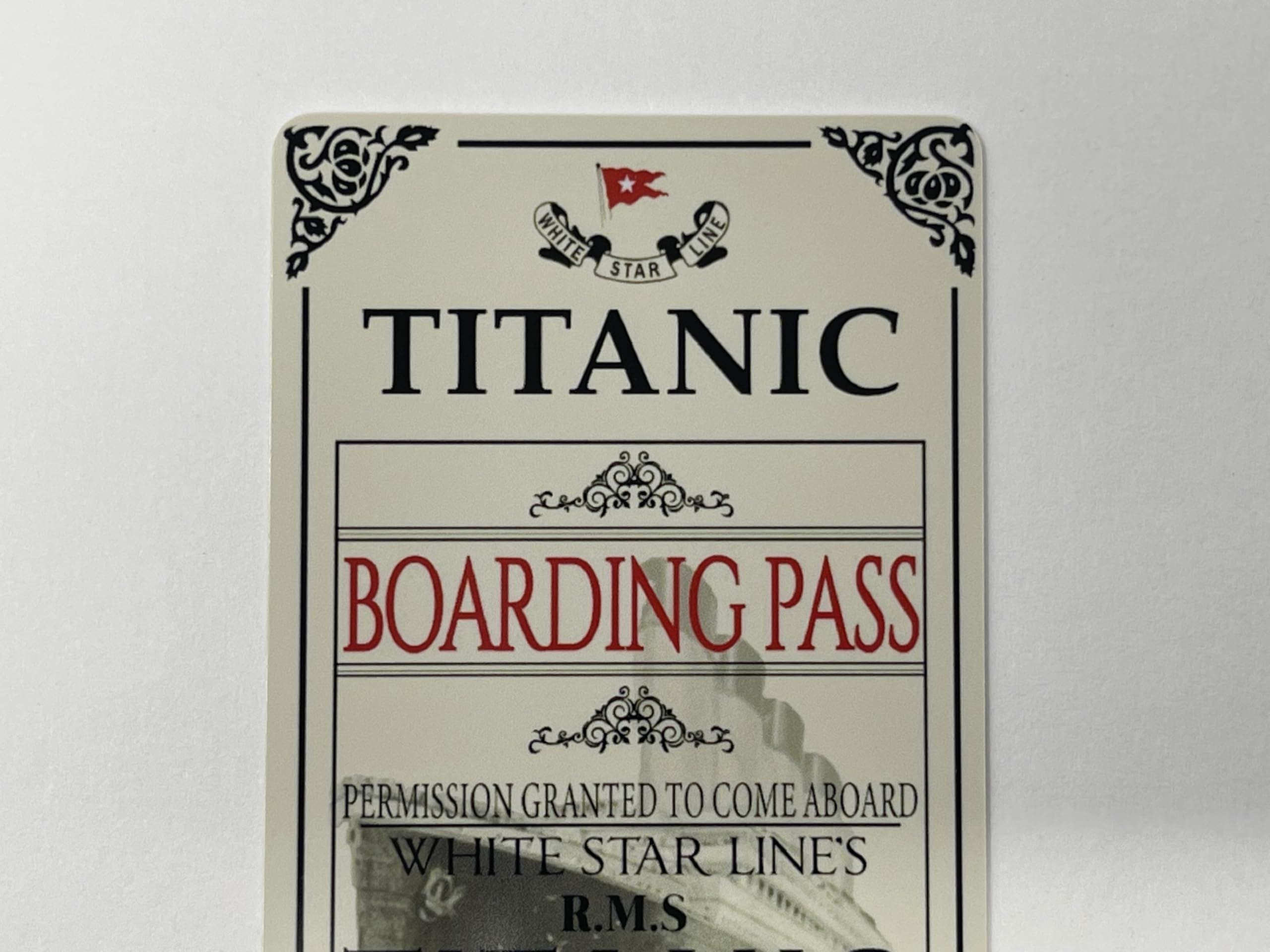 RMS Titanic Ticket ID Card Titanic Boarding Pass History Memorabilia Gifts