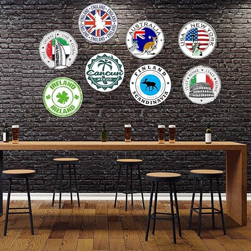 Miniatura 1 de Cartel de hojalata de estilo vintage con diseño de Gran Canaria, para bar, bar, garaje, hotel, restaurante, cafetería, hogar, malla, granja,