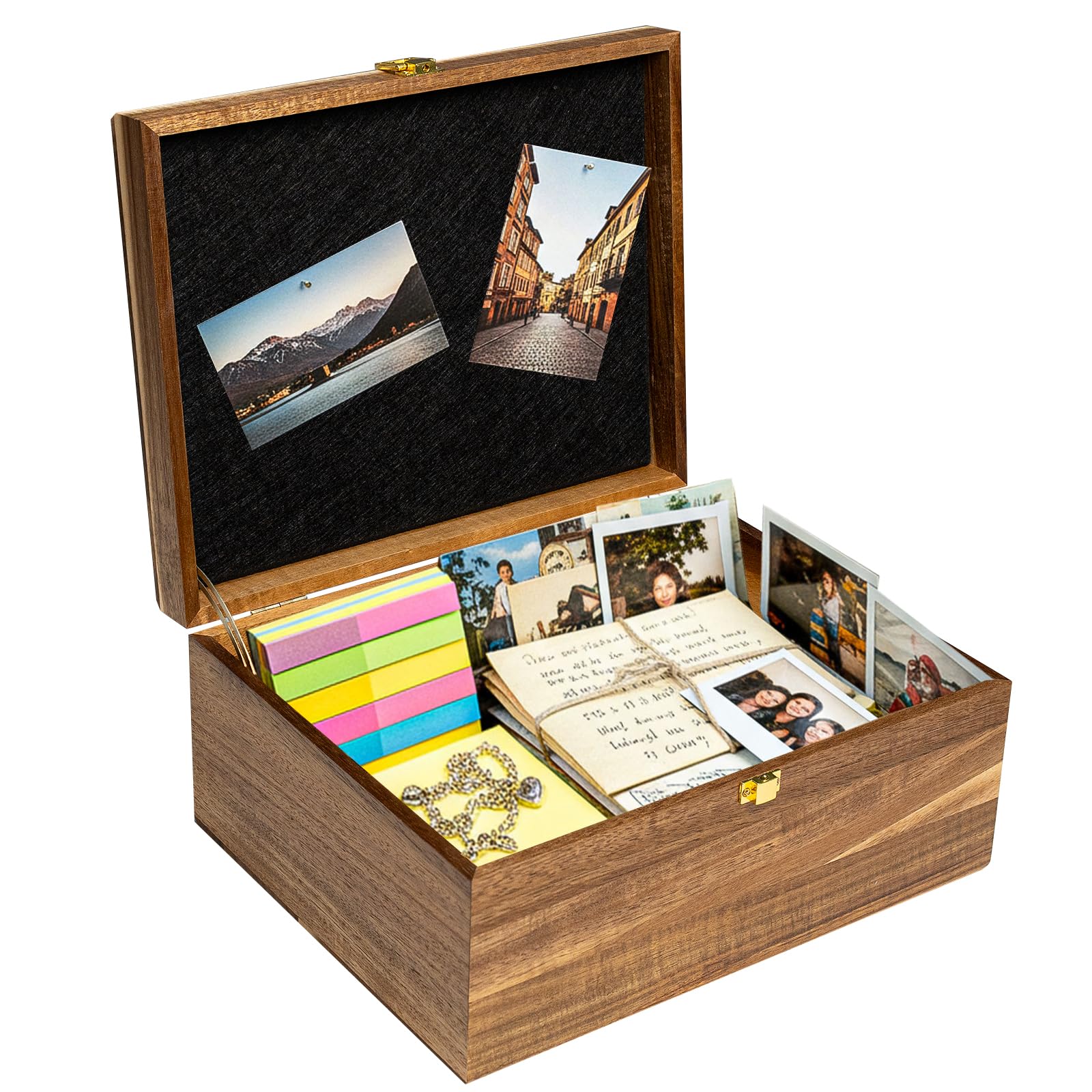 Amazon.com: Keepsake Box – Acacia Keepsake Memory Box with Hinged