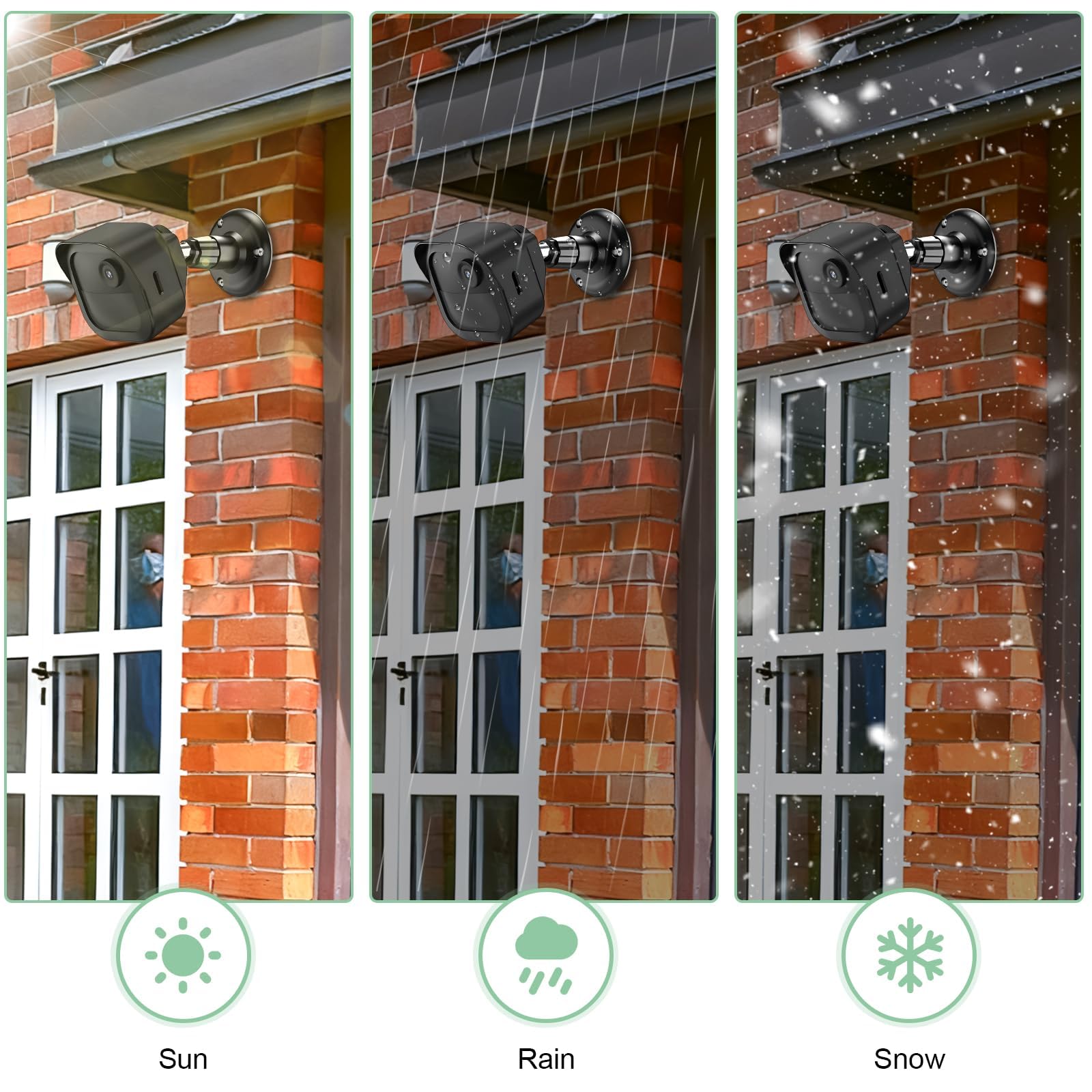 3 Pezzi Supporto Telecamera Blink Outdoor 4 Blink Accessori Supporto Telecamera Supporto Telecamera Esterna con Custodia Protettiva Staffa Telecamera Esterna per Blink Outdoor 4/3