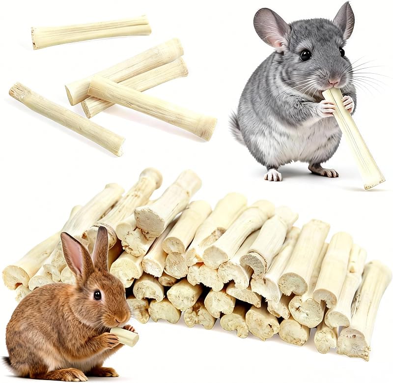 Brinquedo Mastigável de Bambu Natural para Pequenos Animais StyEdEk, 430 g