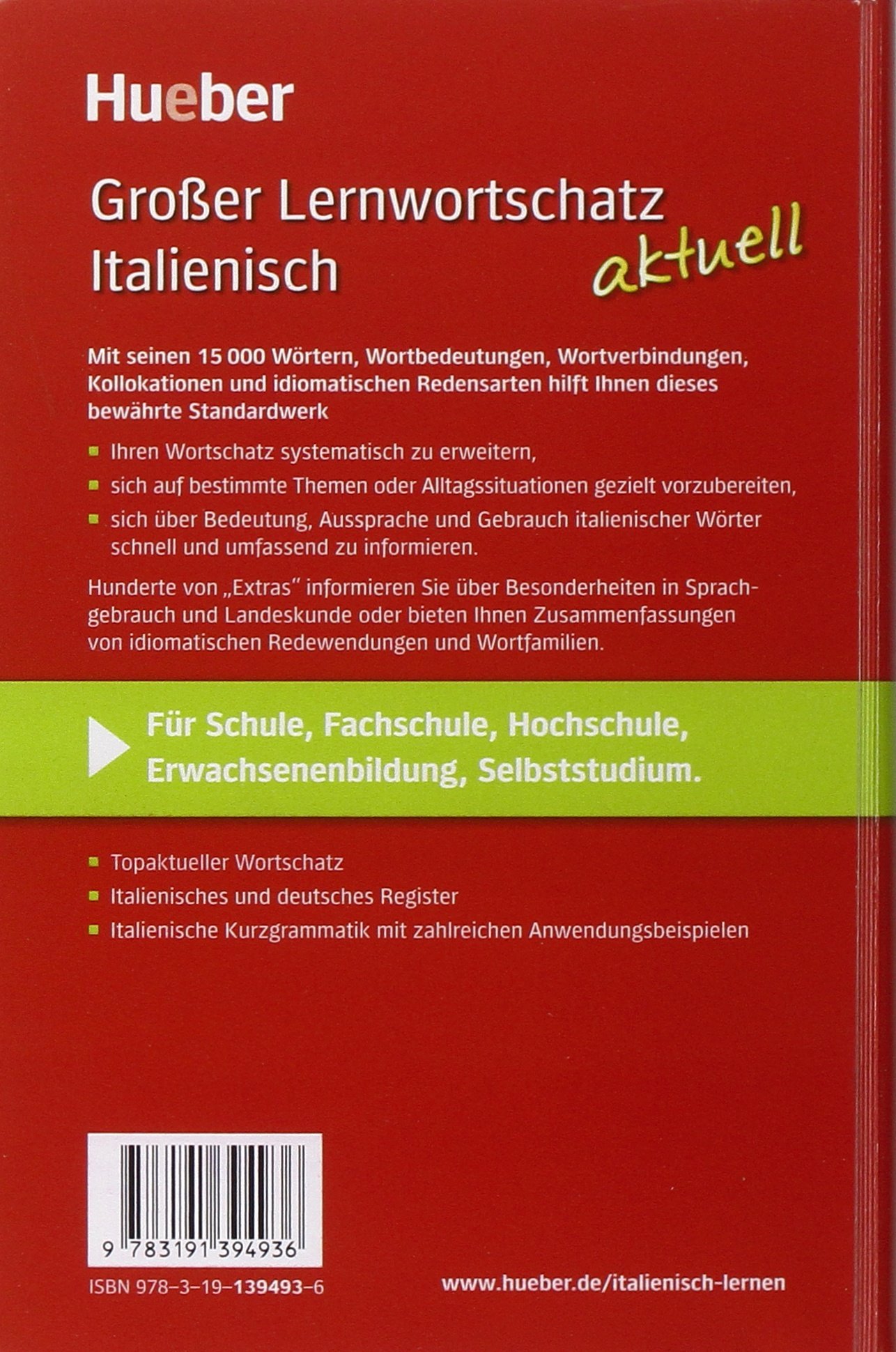 Großer Lernwortschatz Italienisch aktuell: 15.000 Wörter zu 150 Themen - aktualisierte Ausgabe / Buch (Großer Lernwortschatz aktuell)