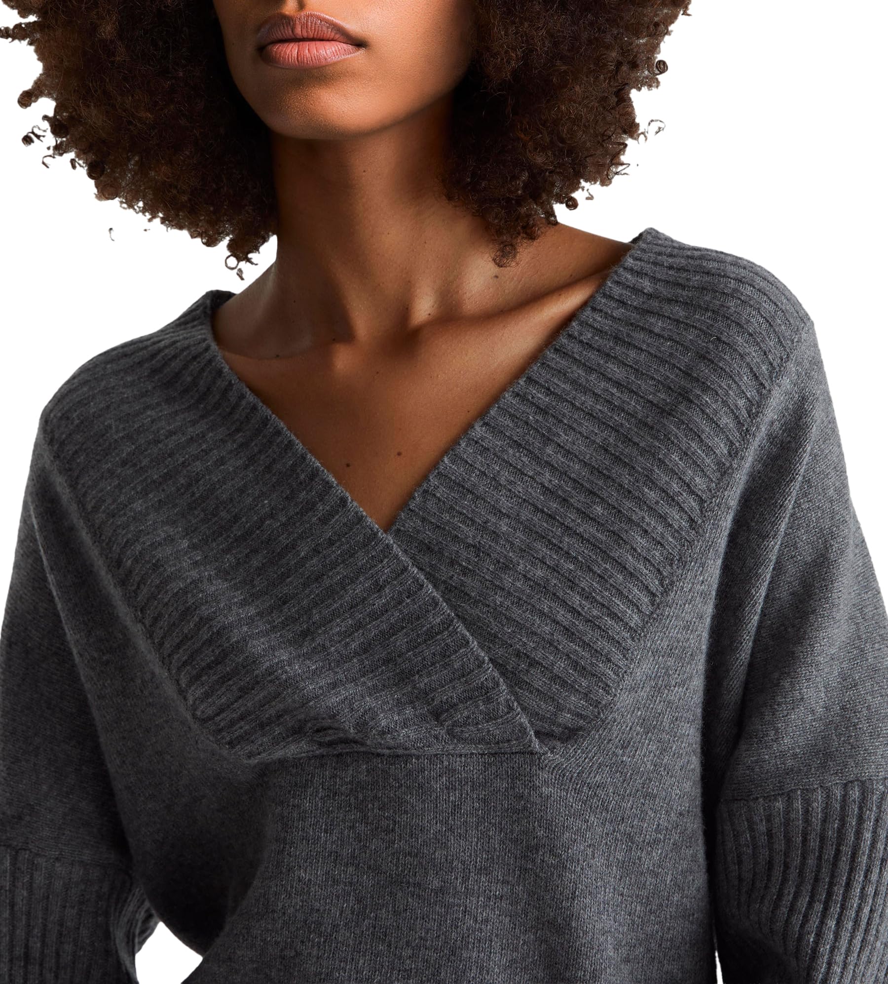 United Colors of Benetton Maglia Scollo V M/L 1444d403h Maglione Donna
