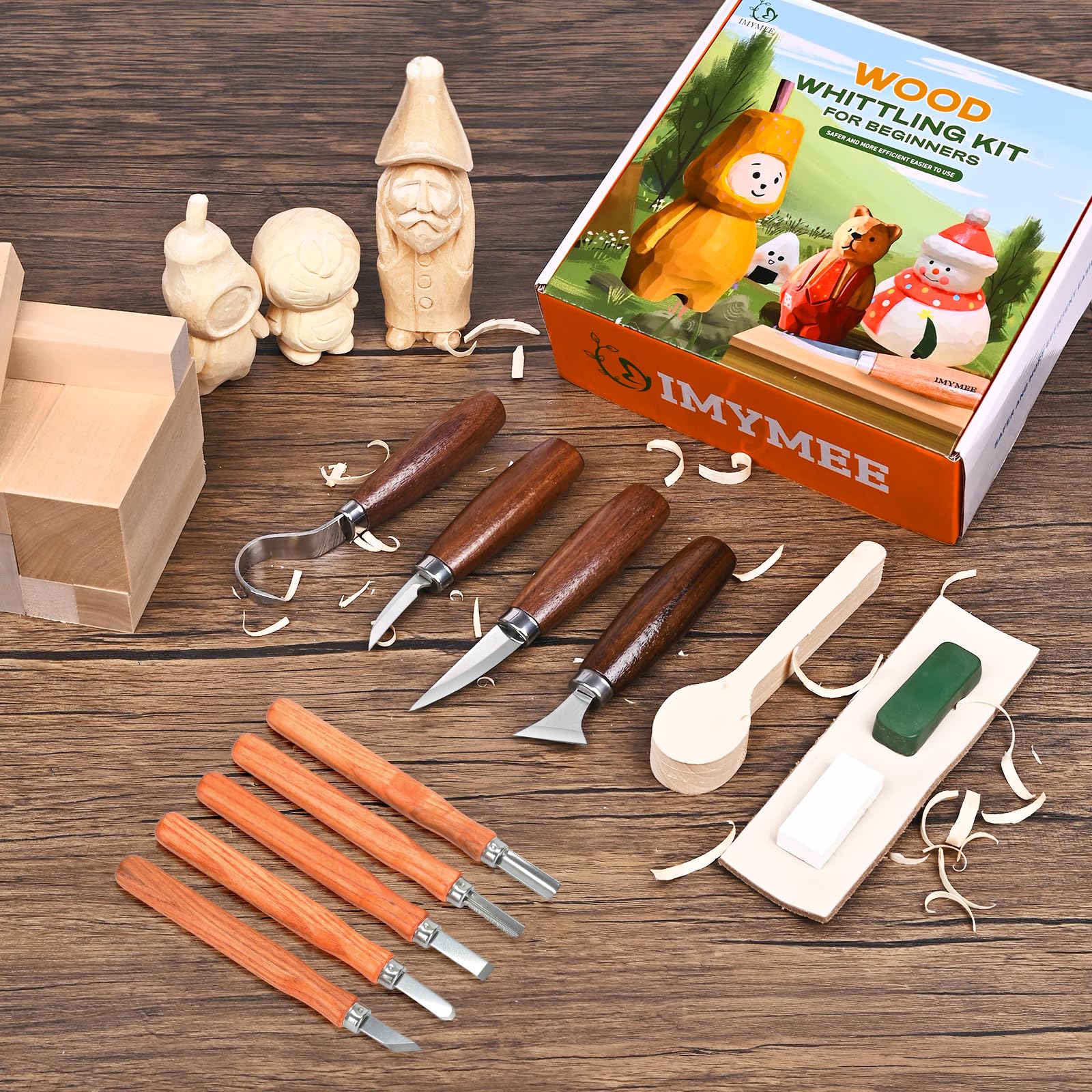 Wood Whittling Kit - Beginner Wood Carving Set -5