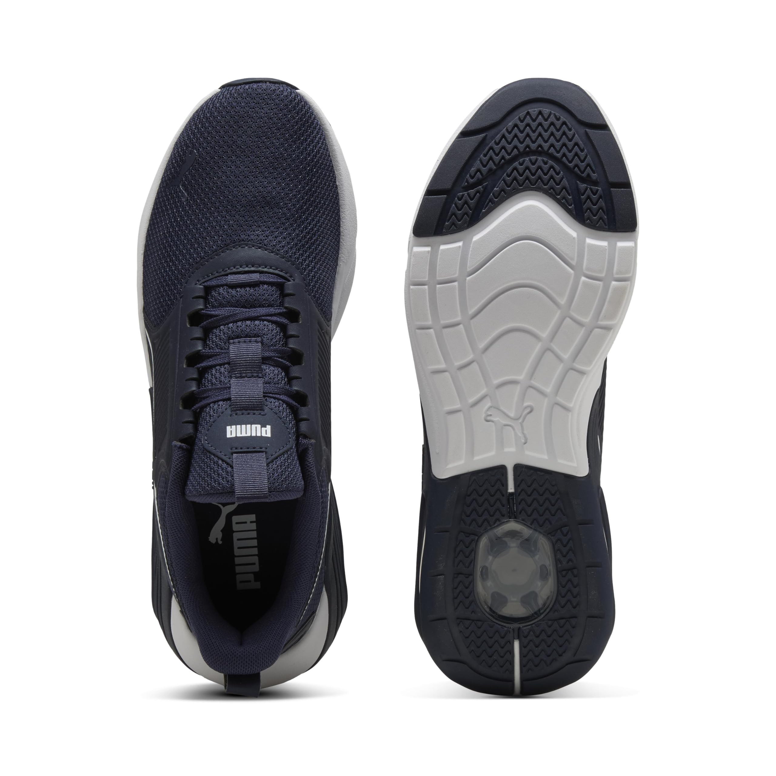 Puma Scarpe da Corsa Unisex X-Cell Nova FsRoad, Puma Navy Puma Bianco, 43 EU