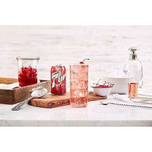 Miniatura 11 de 7UP Soda con sabor a cereza, latas de 12 onzas líquidas (paquete de 12)