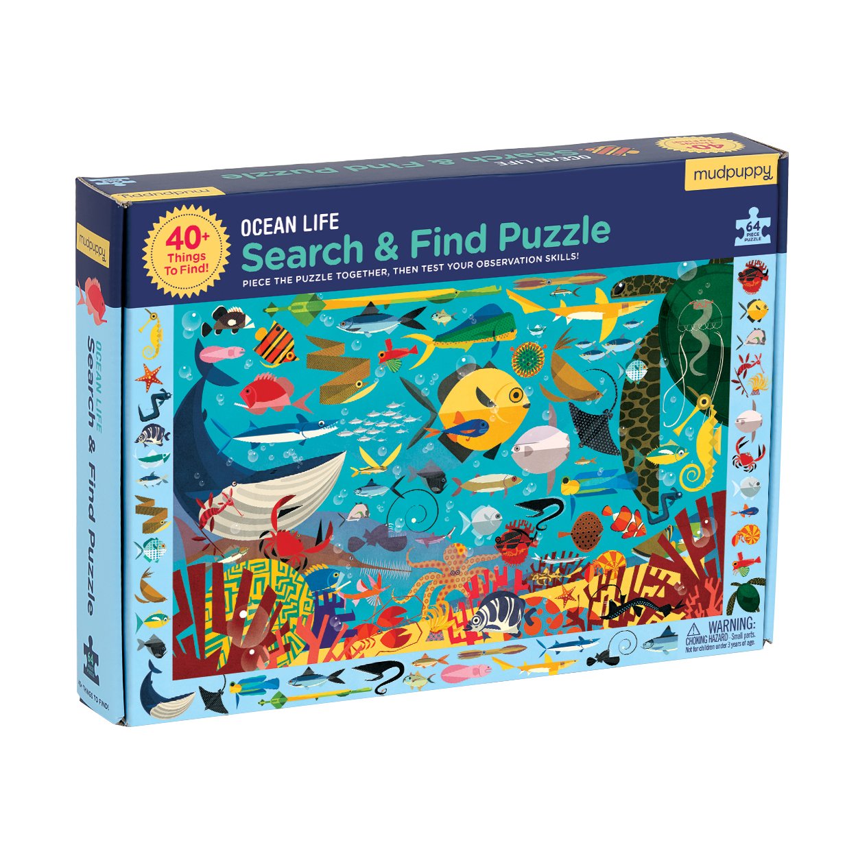 Ocean Life Search & Find Puzzle