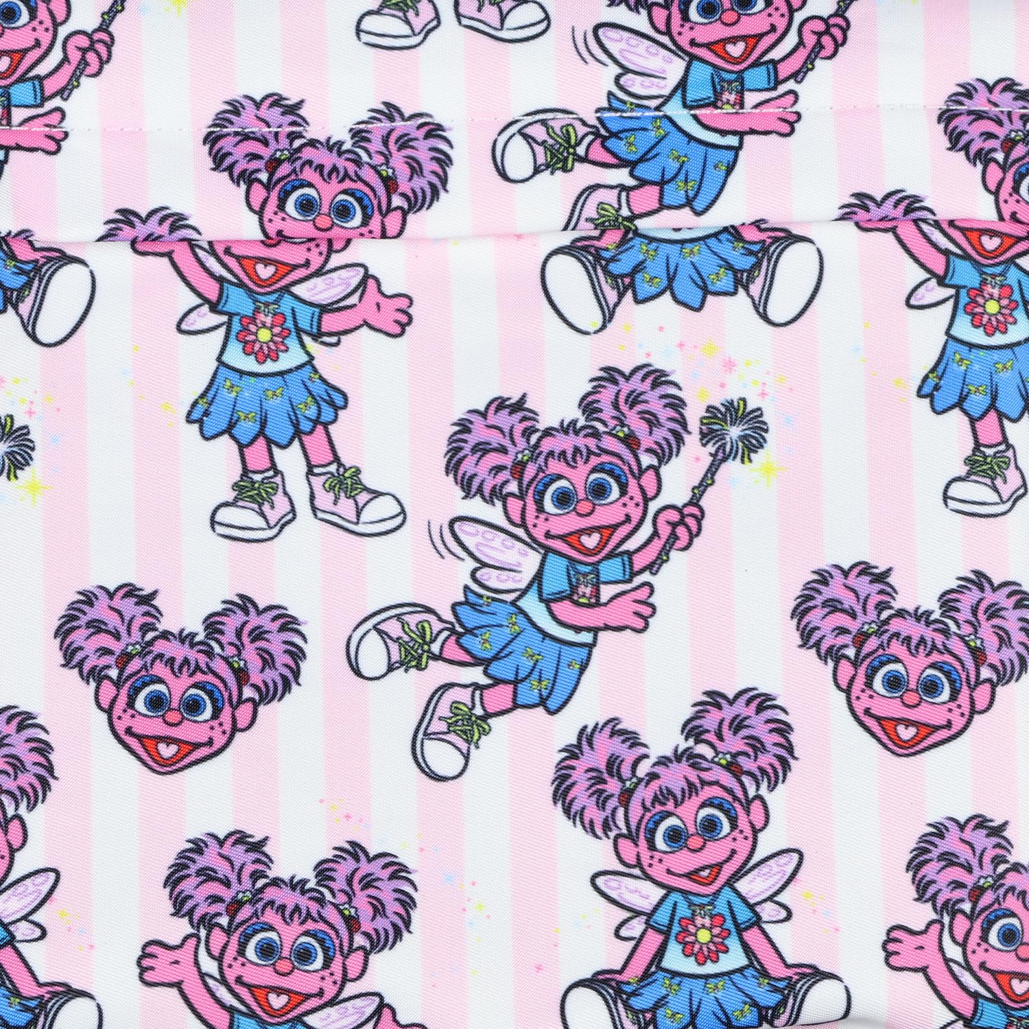 INTIMO Sesame Street Abby Cadabby - Mochila para niños de viaje y escuela con funda para laptop, correas acolchadas y bolsillos laterales