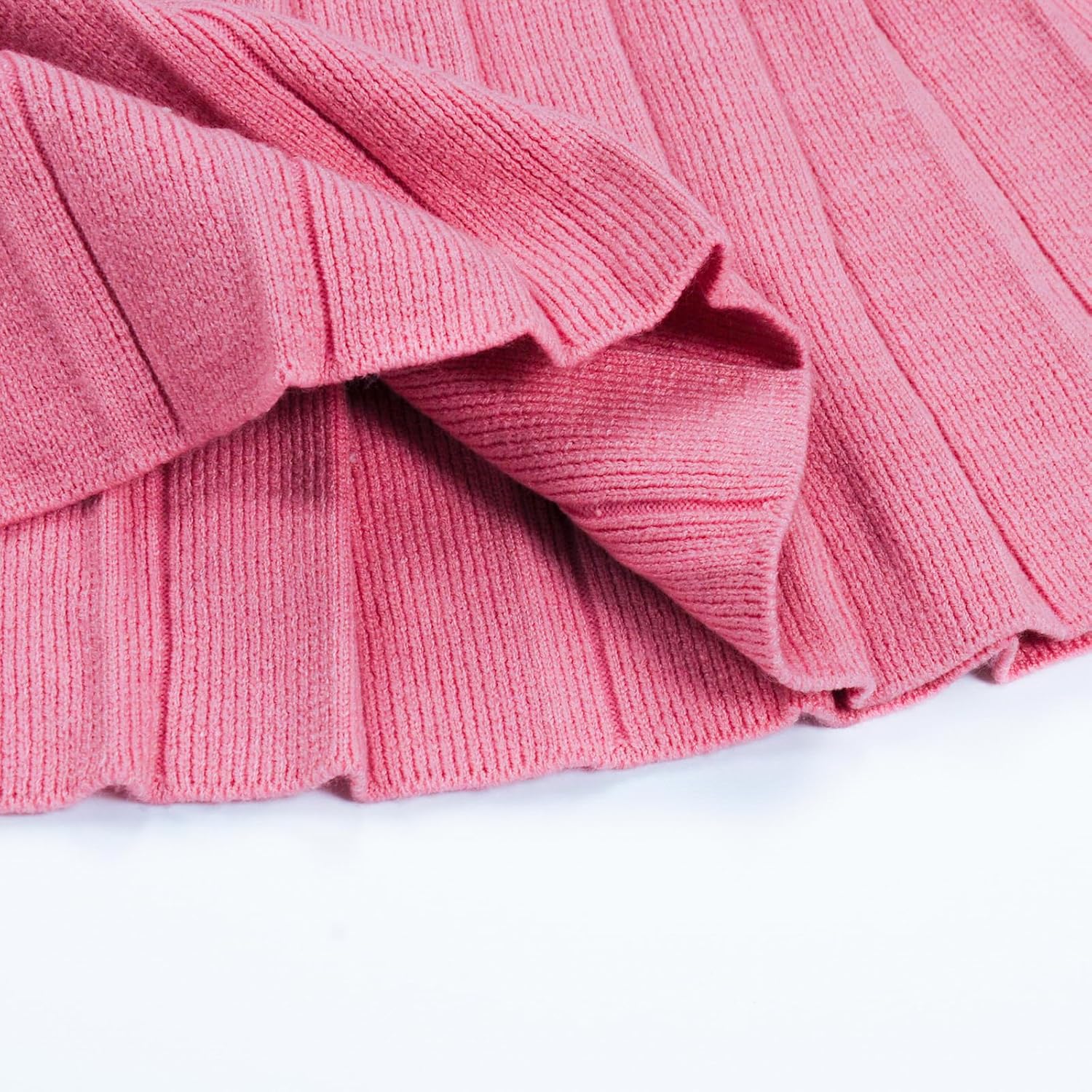 Toddler Baby Girls Fall Outfits Long Sleeve Knitted Sweater Tops Pleated Mini Skirt Set Autumn Winter Clothes Set - Image 8