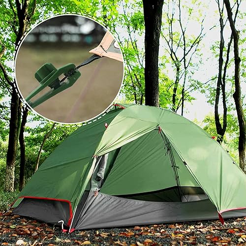 Miniatura 6 de Vashly Clips de lona resistentes, 6 abrazaderas de lona con tornillo de pulgar, fuertes para abrazaderas de toldo, campamento al aire libre,