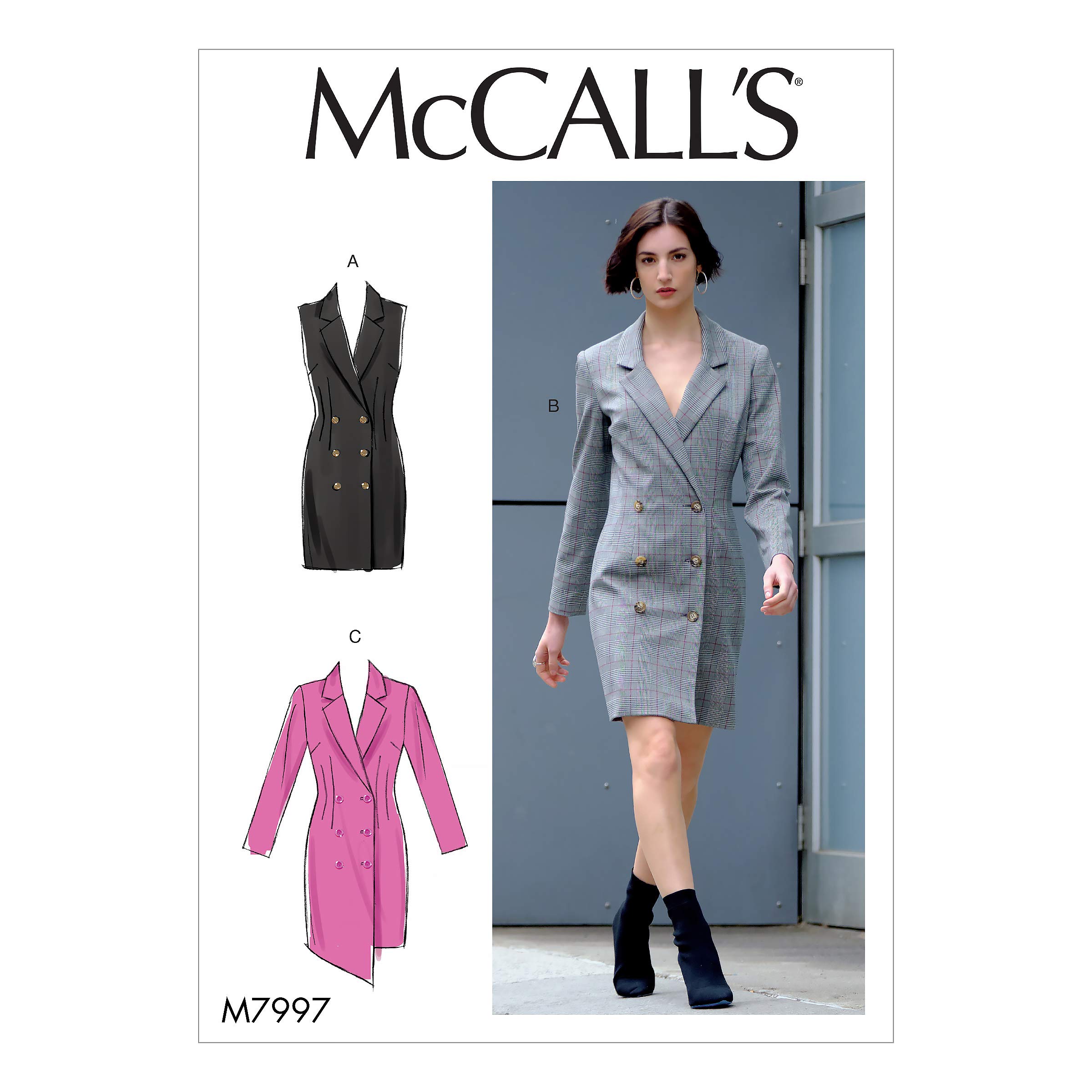 Patron couture robe femme McCall's M7997A5 pour vos tenues d'été