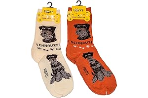 Pawsitively Perfect Schnauzer Socks