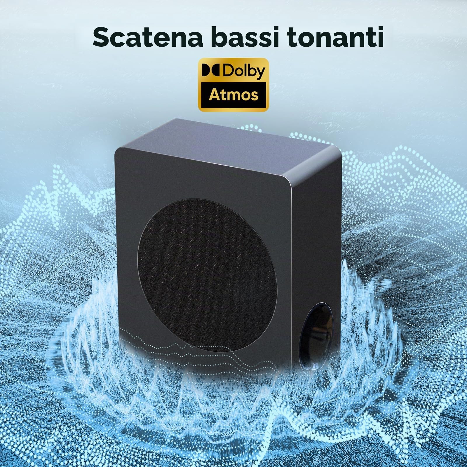 GEOYEAO Soundbar da 2,1 canali con sistema Home Theater Dolby Atmos