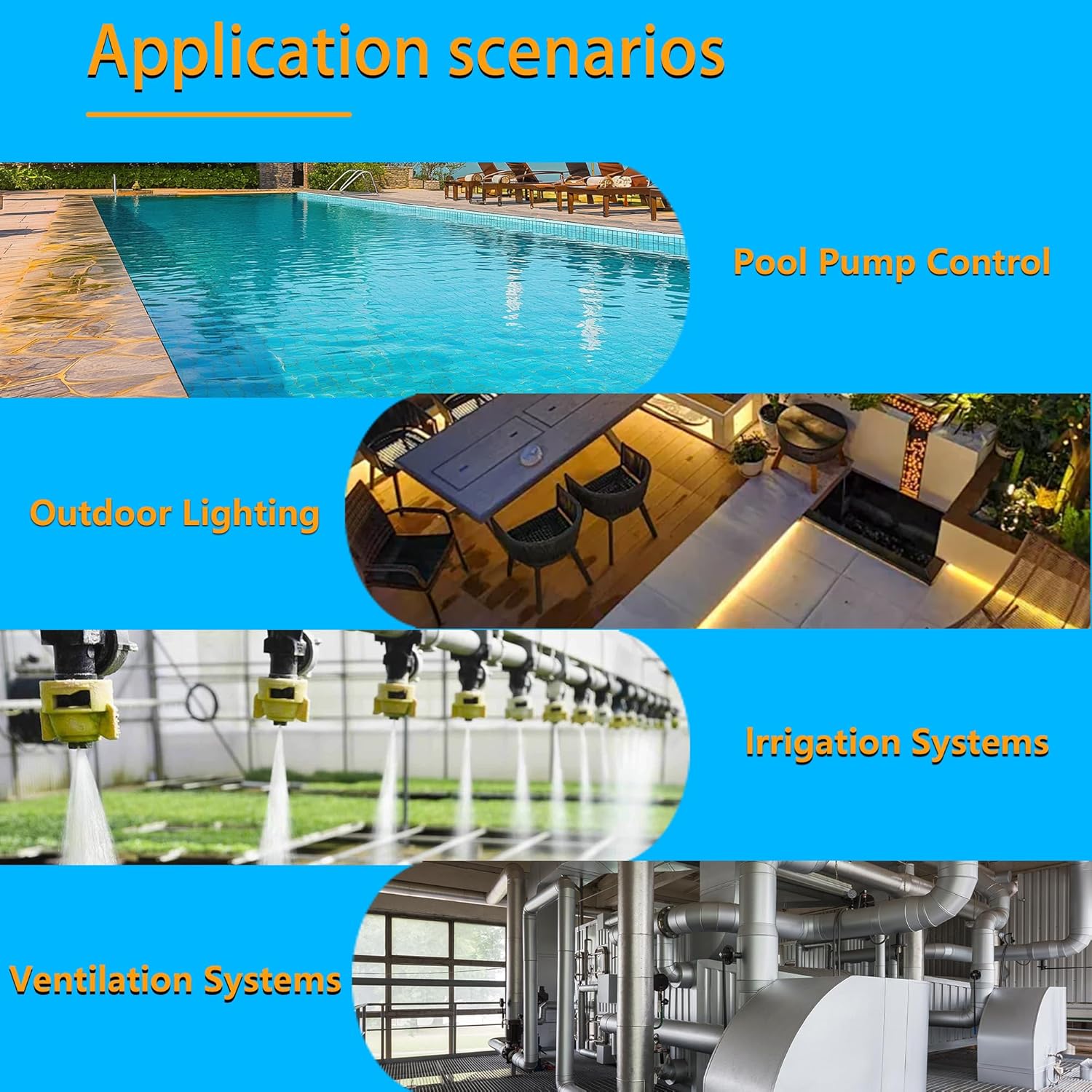 T104M Electromechanical Timer Switch Manual Override 1-12 Cycles Per Day Versatile Scheduling Easy-Install Residential 120V/240V for Pool Pump Water Heater Lighting