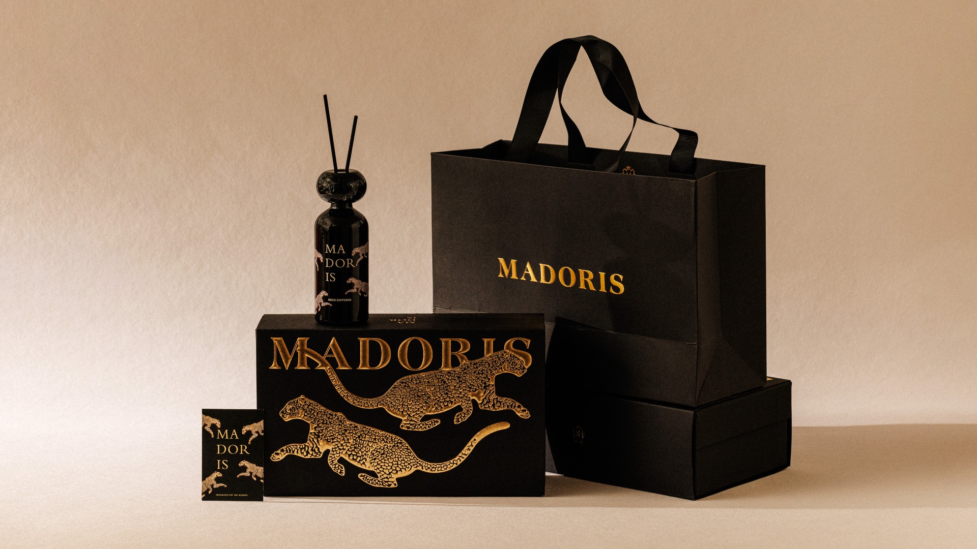 Difusor de varillas Lucky Leopard MADORIS aroma amaderado miniatura 7