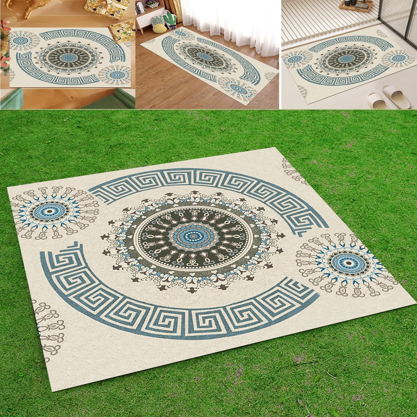 Tapis de cuisine lavable devant évier 60 x 210 cm pour éliminer les taches de graisse