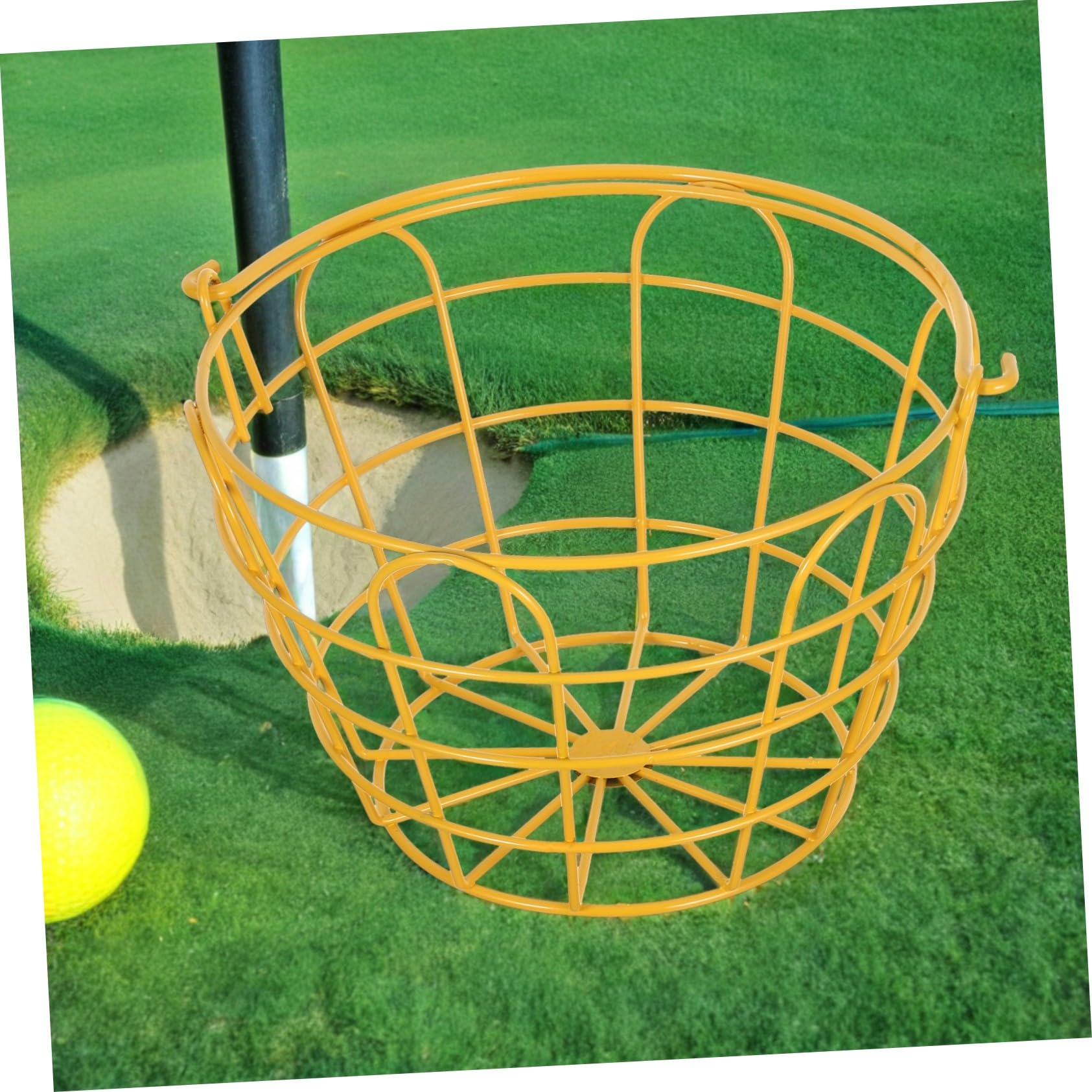 HEMOTON 50pezzi Cesto Per Palline Da Golf Maniglia Secchio Per Raccolta Fino Palline Accessori Da Golf Portatile Per Allenamento Esterno e Interno