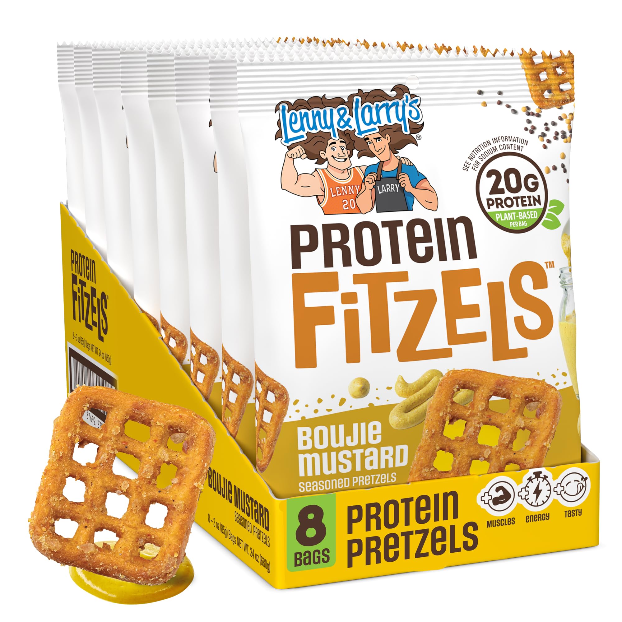 Amazon.com: Lenny & Larry's FITZELS Protein Pretzels (Boujie