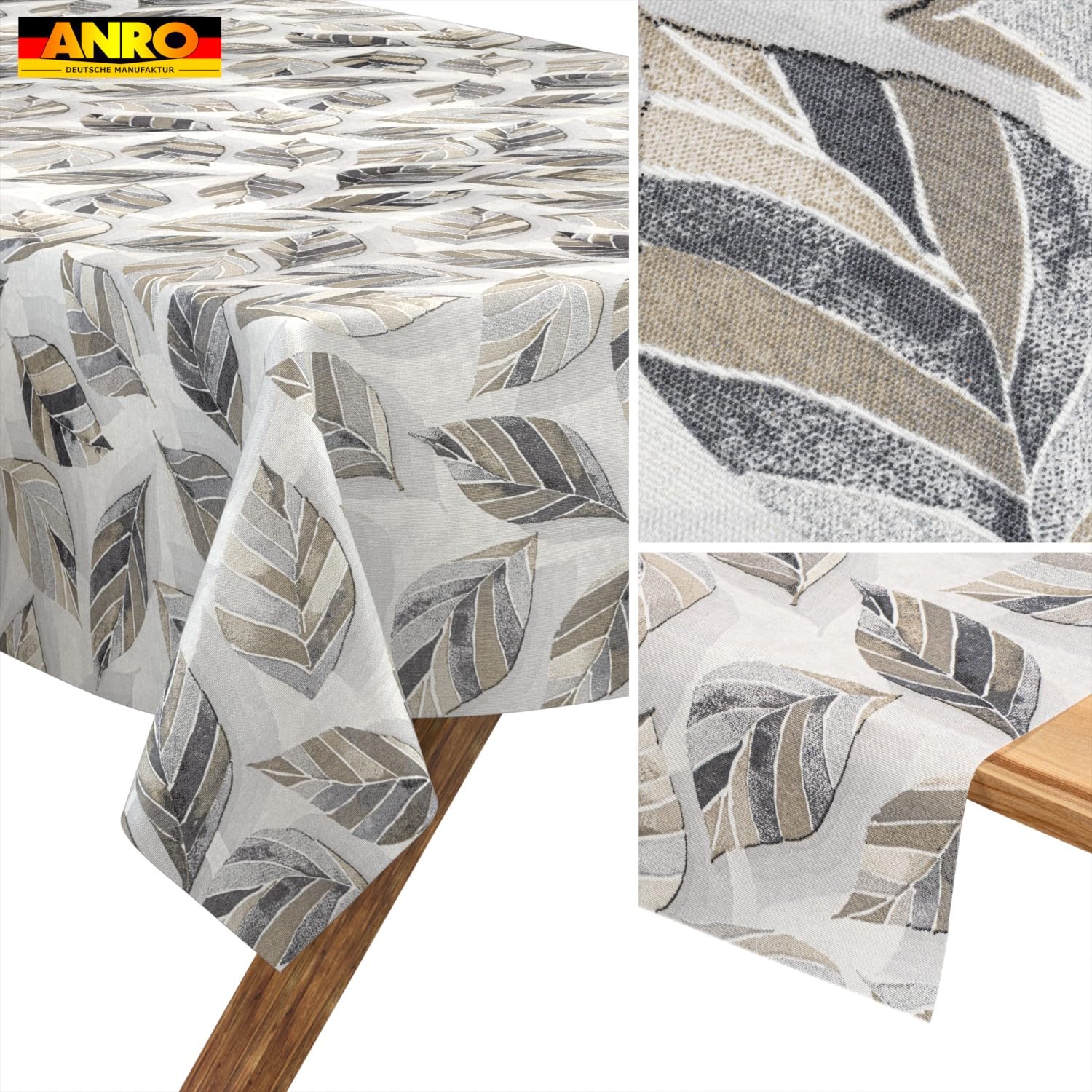 ANRO Obrus zmywalny Liście 300x140 cm ogrodowy