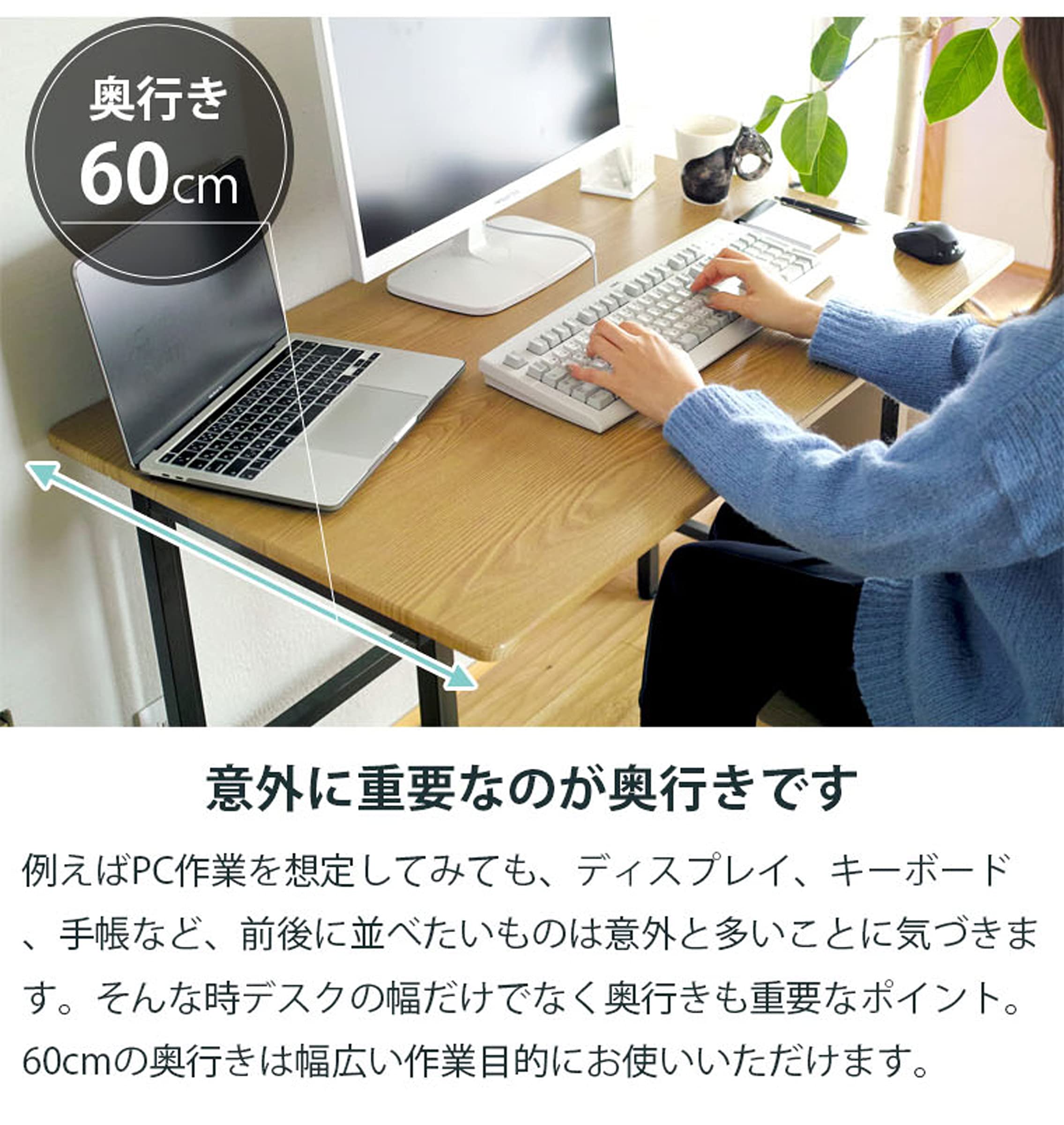 Amazon.co.jp: North Orange デスク チェア セット 折りたたみ