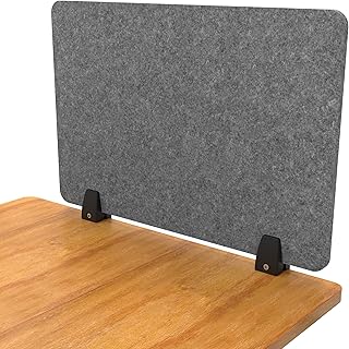 12 Closet Office Ideas for Hidden Workspaces 36 ReFocus Raw Clamp-On Acoustic Desk Divider, Noise-Reducing PET Privacy P...