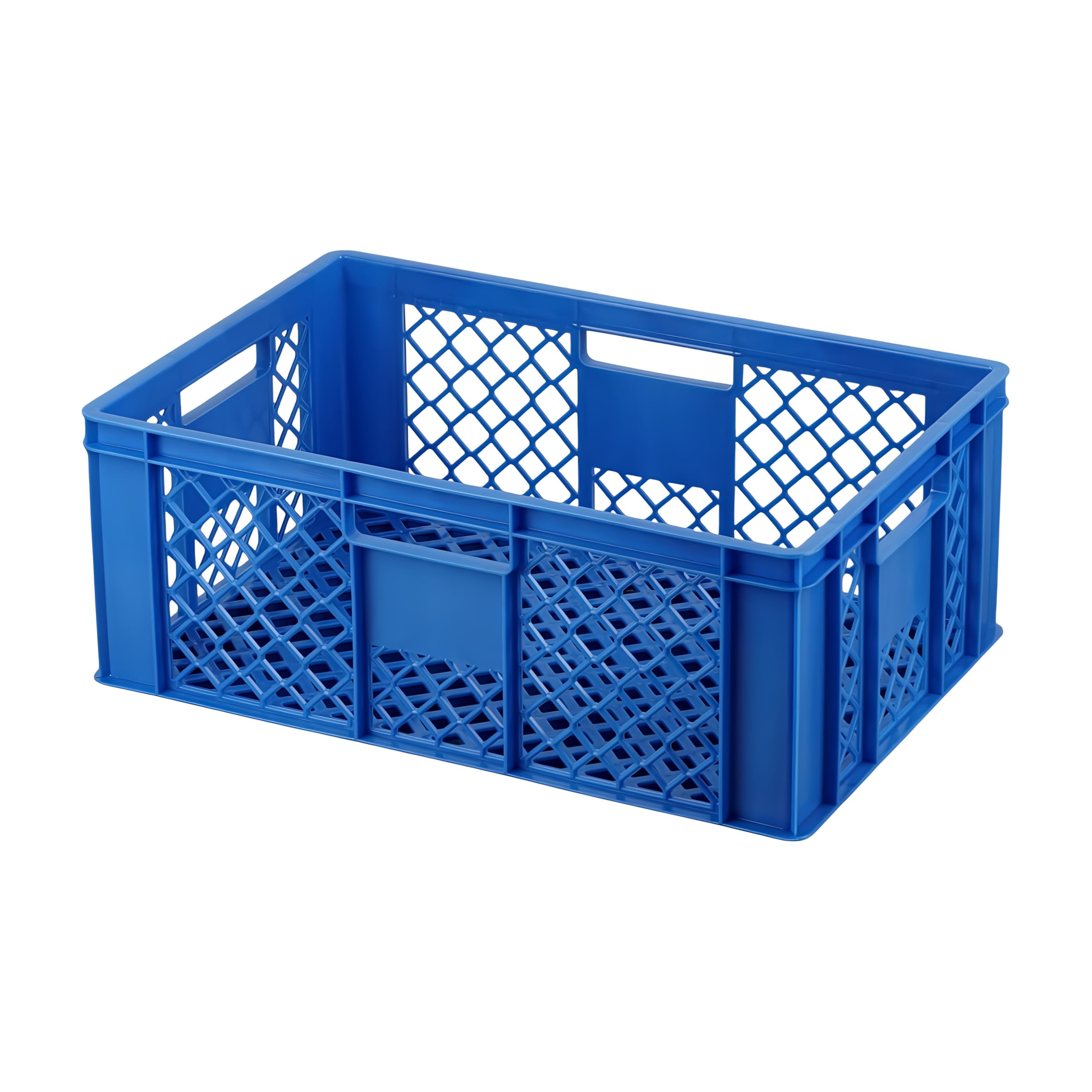 Logiplast 4 Stück Bäckerkisten Brotkisten 600 x 400 x 230 mm in blau