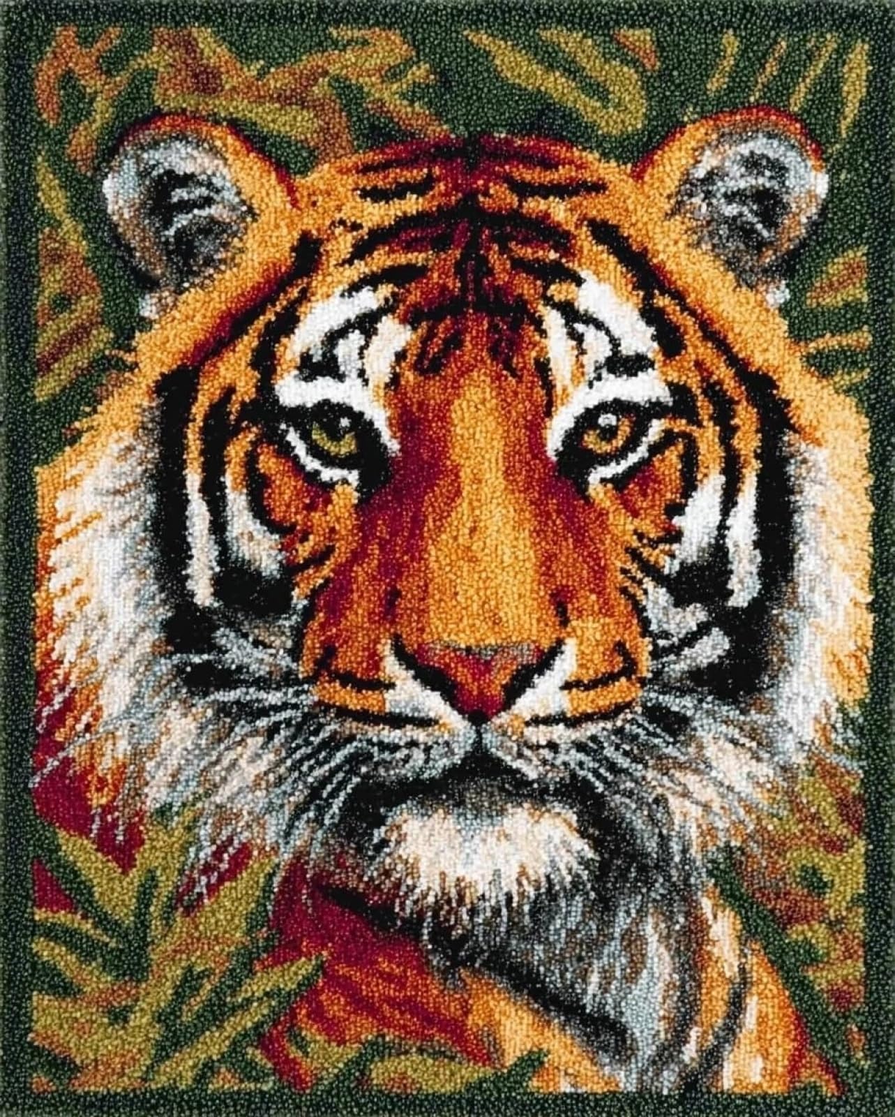Wallphantom Latch Hook Rug Kits,Animal Tiger