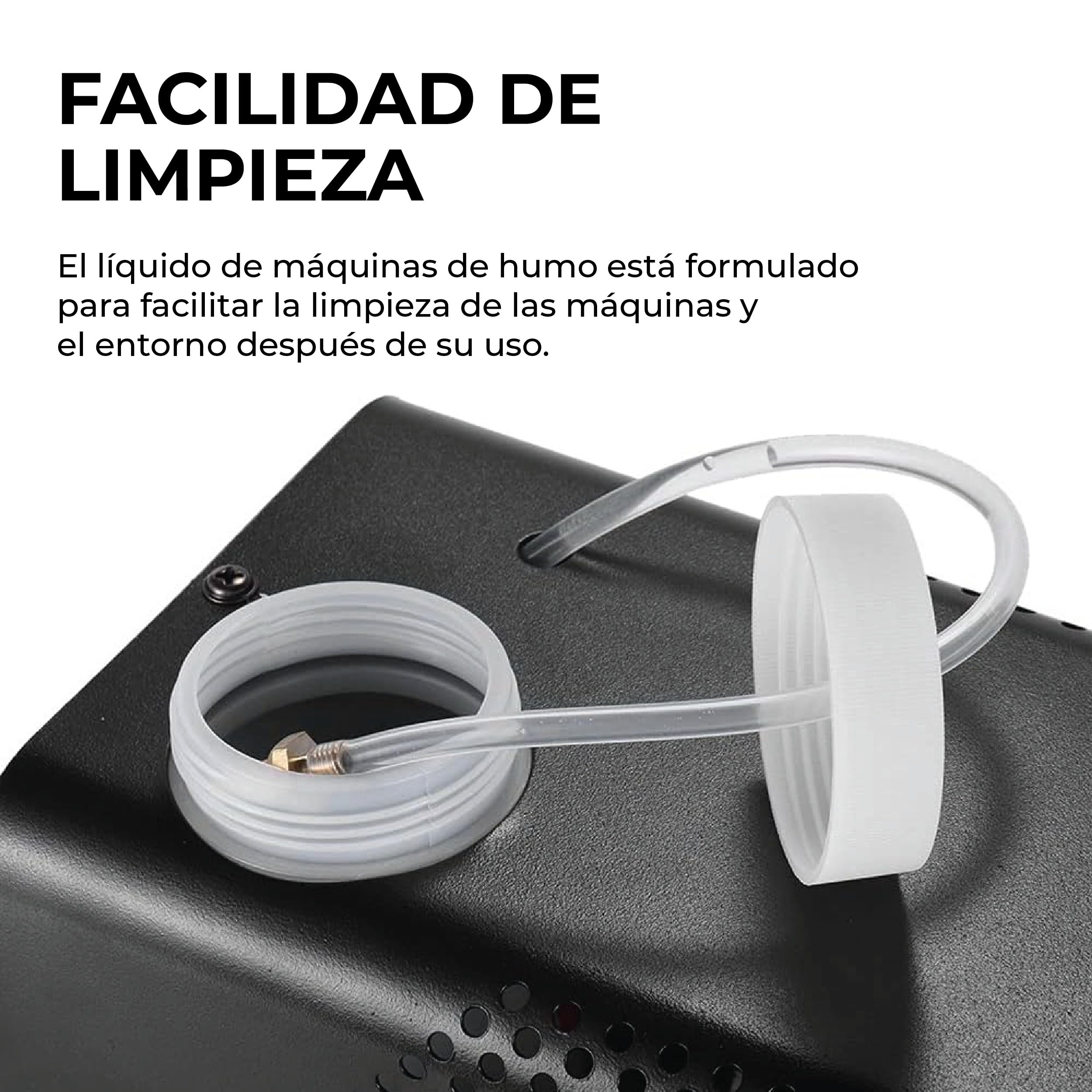 LUCCY Líquido Máquina de Humo Natural 5 Litros - Fórmula Mejorada - Alta Densidad y Larga Duración, Seguro para Respiración, Fiestas, Eventos, Discoteca