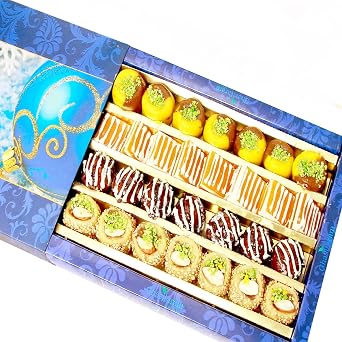 Ghasitaram Gifts Diwali Gifts Diwali Sweets - Assorted Exotic Mix Sweets 800 GMS