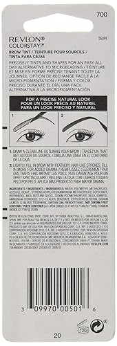 Miniatura 5 de Revlon ColorStay Tinte para cejas, marrón oscuro, 1 unidad