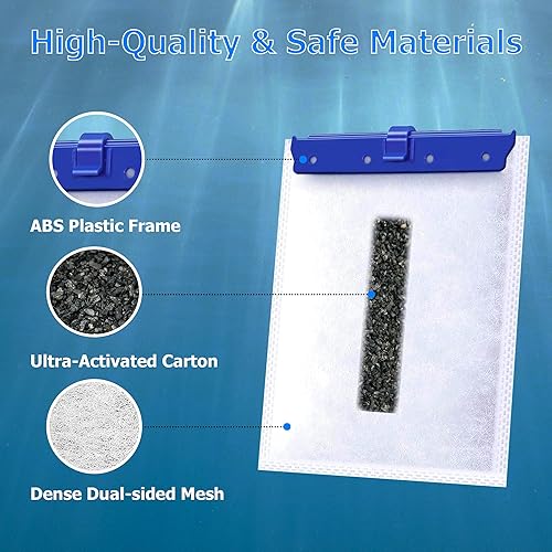 Miniatura 5 de Ensamblado Cartucho de filtro grande de repuesto para Tetra Whisper Bio-Bag Filtros Cartuchos medianos, cartuchos de filtro desechables para