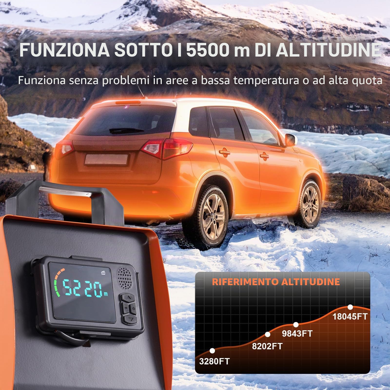 VEVOR Riscaldatore ad aria diesel da 12 V 8 kW, riscaldatore ad aria per parcheggio, riscaldatore ad aria diesel 0,16-0,62L/h con display LCD e telecomando, riscaldamento ad aria diesel,