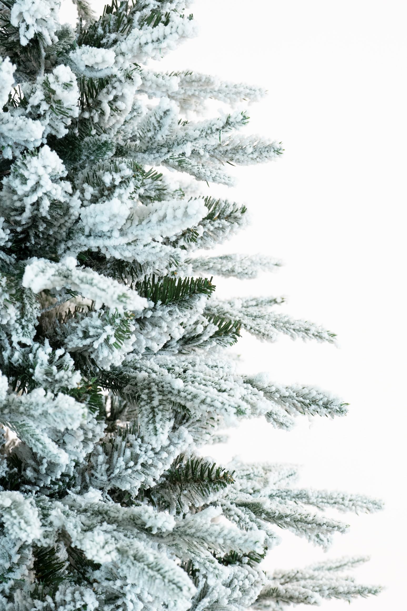 BOP Albero di Natale Innevato NewArtemide 180 cm, con Base Tronco Incorporata, Fogliame in PE Real Touch e PVC, Borsa Omaggio, Apertura ad Ombrello