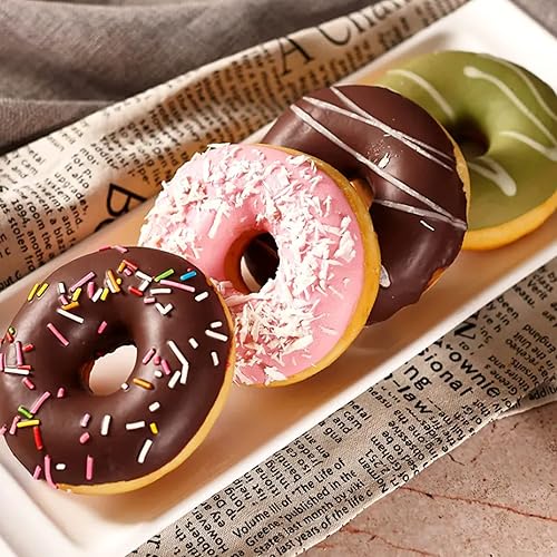 Miniatura 6 de Mantouxixi Paquete de 4 mini moldes para tartas de color dorado, moldes de tubo estriado antiadherentes de 4 pulgadas, molde para hornear para