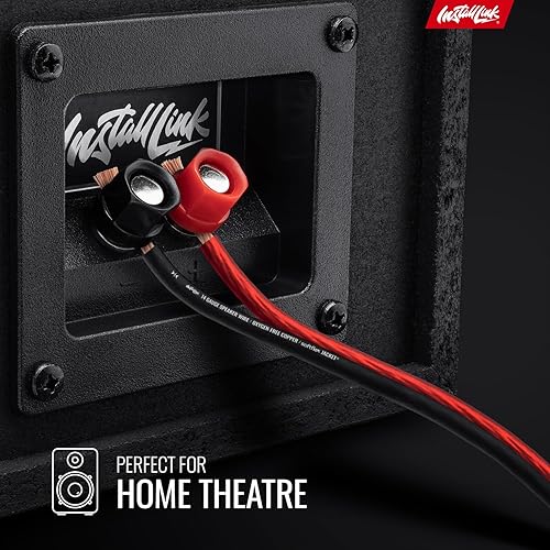 Miniatura 3 de InstallLink - Cable de altavoz de calibre 14 para automóvil, hogar o RV, 100 pies, OFC