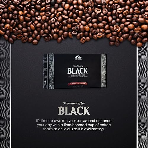 Miniatura 4 de Vida Divina Café negro de alta calidad formulado con café arábica orgánico 30 sobres