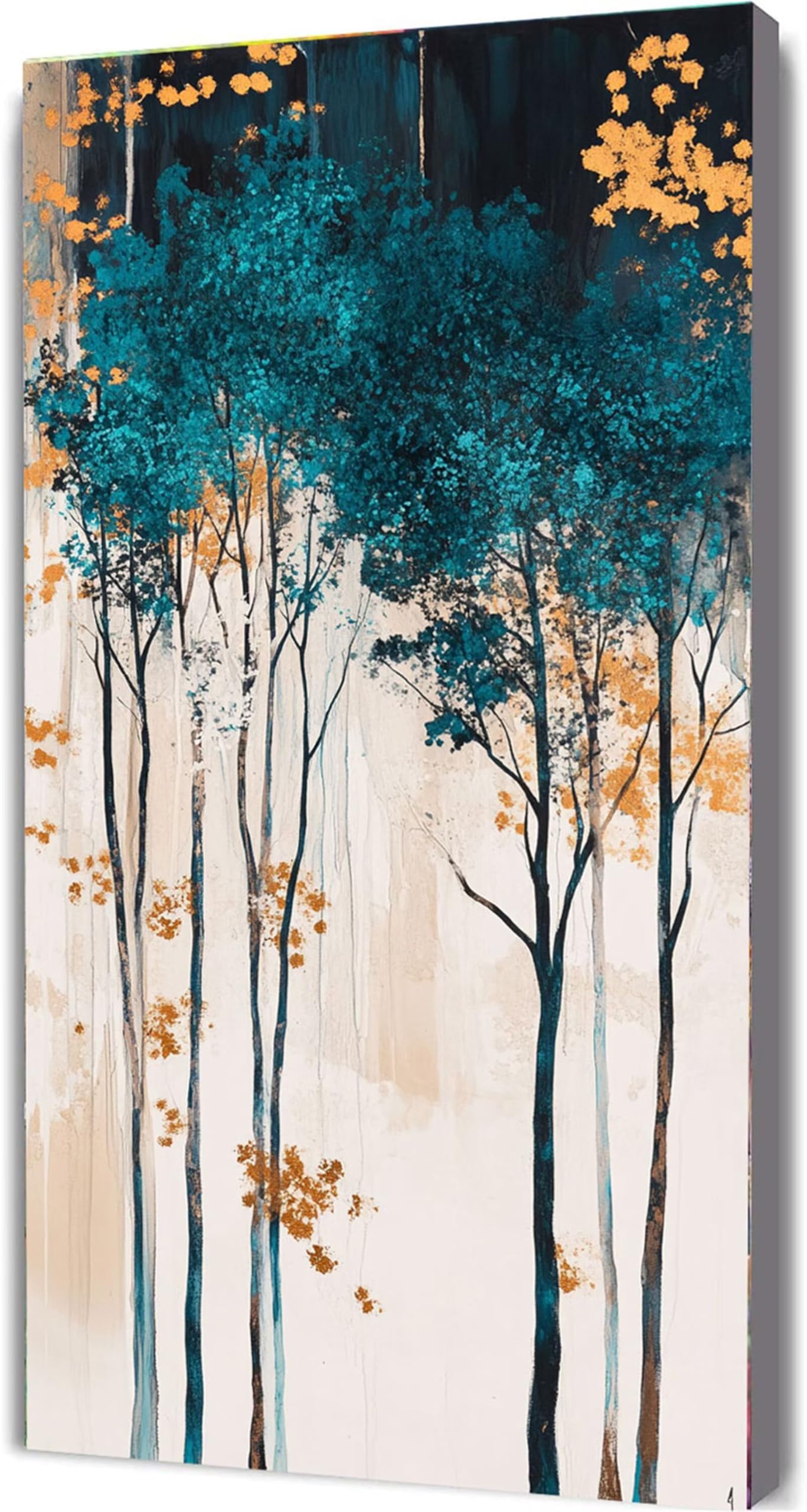 Astratto Dipingere con i Numeri Albero Dipingere con i Numeri Adulti con Telaio 100x200cm,DIY Olio Painting by Numbers Kit,Vernice Acrilica Pennelli Decora la Casa Ragazze Principianti Regalo LE-1409