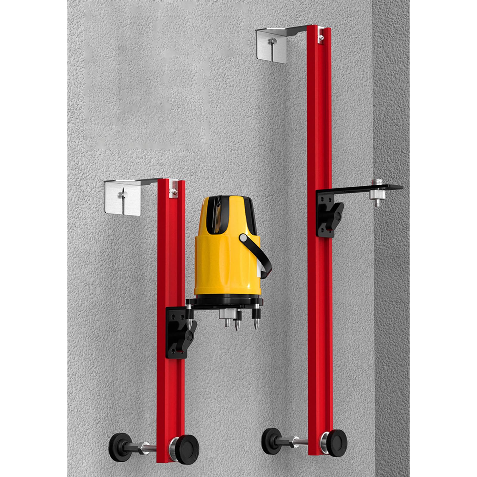 Soporte de niveles de montaje en pared ajustable de aleación de aluminio de alta precisión adecuado para renovaciones del hogar y proyectos de construcción