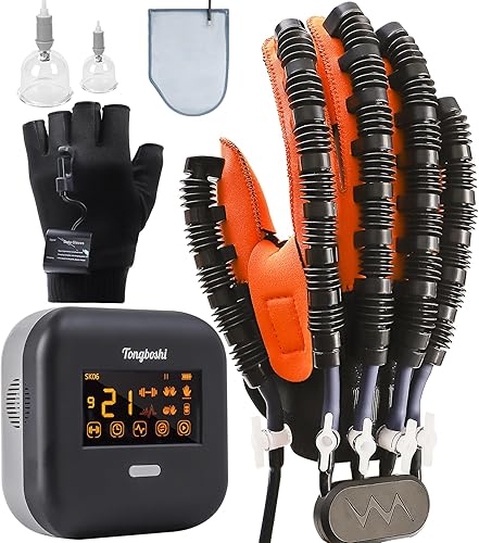 Nuevos guantes de robot de rehabilitación 2023 actualizan el equipo de recuperación de golpes de mano con 4 modos de entrenamiento y masaje de manos disponible en Yaxa Peru