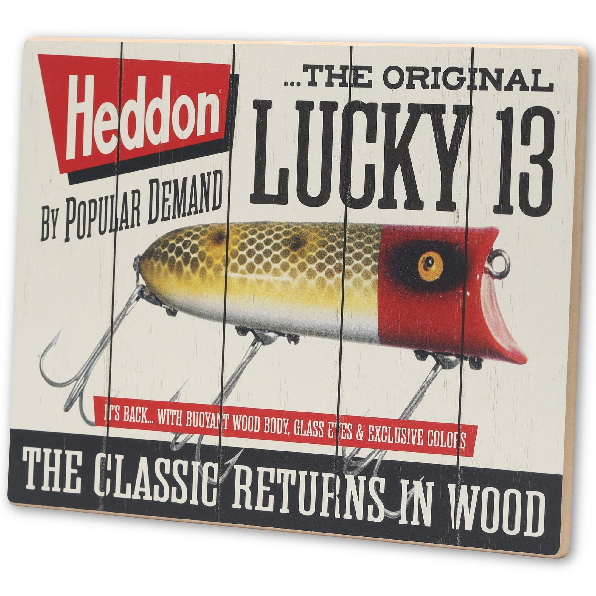 ルアー・フライ Heddon Wood Lucky 13 Centennial Edition ルアー・フライ Heddon Wood Lucky 13 Centennial Edition