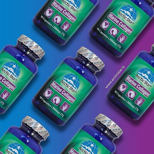 Miniatura 5 de Arctic Star Péptidos de colágeno marino-vitales, píldoras de suplemento de péptidos de colágeno marino para una piel sana, cabello y uñas, colágeno