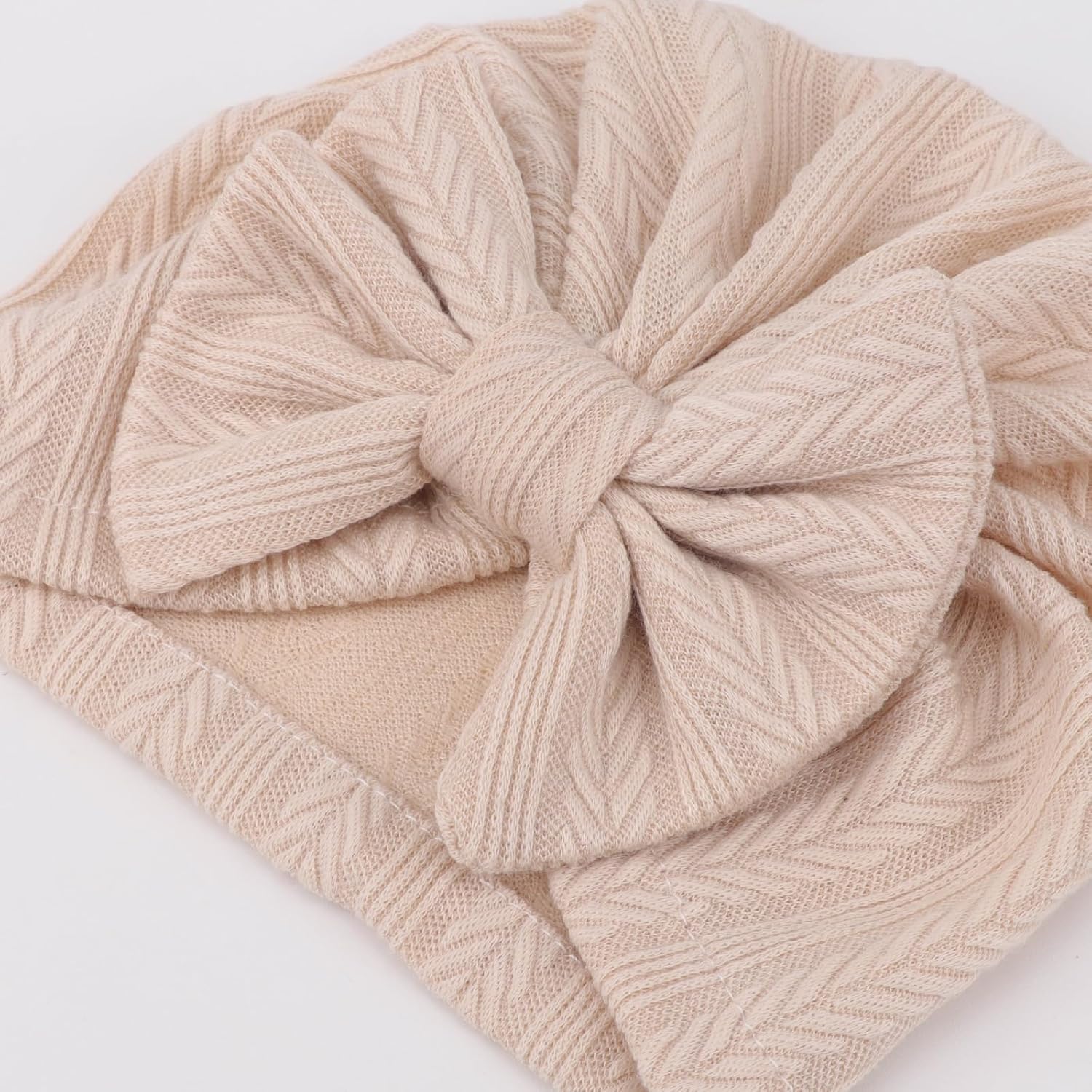 Newborn Baby Girl Hats with Bow Toddler Infant Beanie Cap Newborn Hospital Hats for Baby Girl Kid 3-12 Months - Image 4