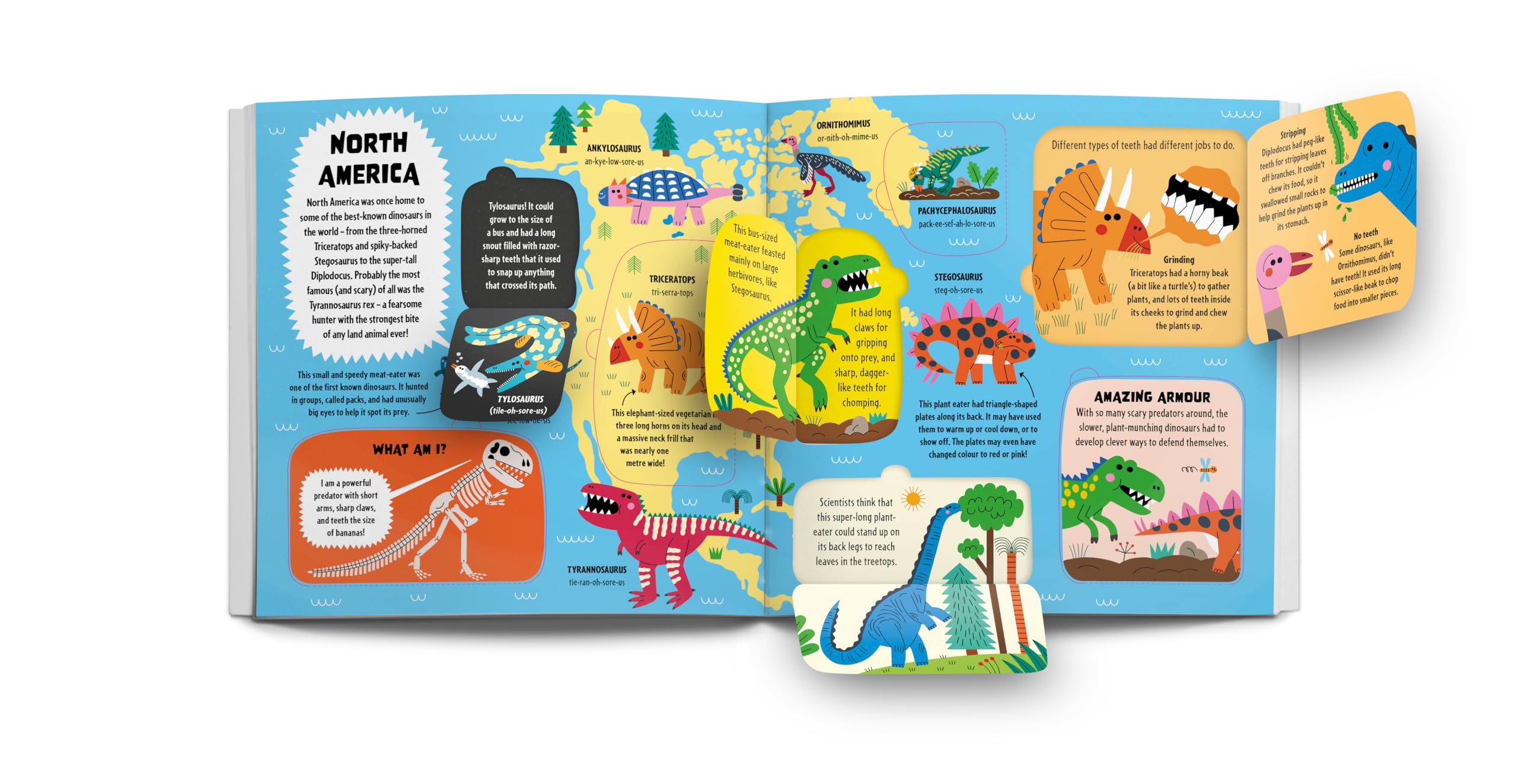 Lonely Planet Kids My First Lift-the-Flap Dinosaur Atlas: Contains Over 50 Flaps to Lift: Explore the Roarsome World of Dinos | Wow Factor Facts & ... Discover | Brilliant Illustrations Throughout