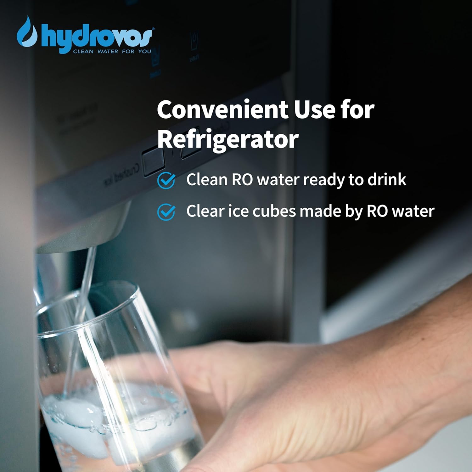 HYDROVOS RO1600 Reverse Osmosis System with TRO Mini Pressure Water Tank, Under Sink Tankless RO Water Filter System, Bundle