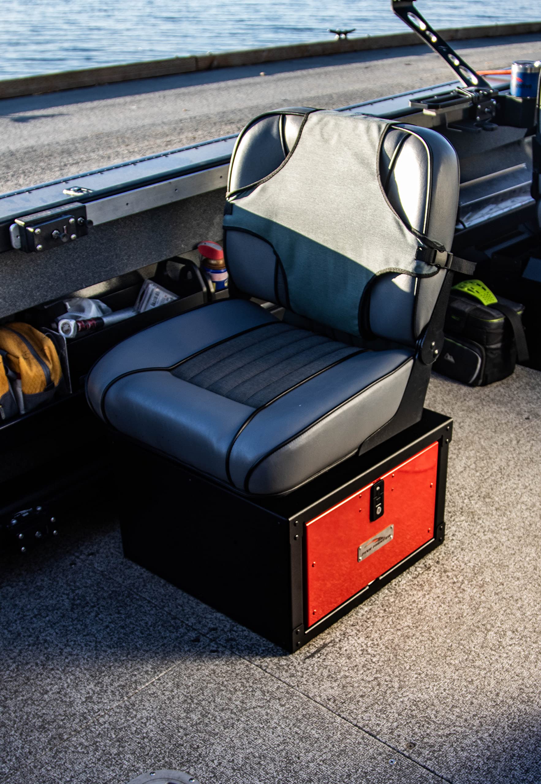 fibreglass seat box with tackle tray Amazon.com: Fish Fighter Guide Series Boat Seat Box with Slide Out Drawer  with 4 drawer colors (Red) : Sports & Outdoors