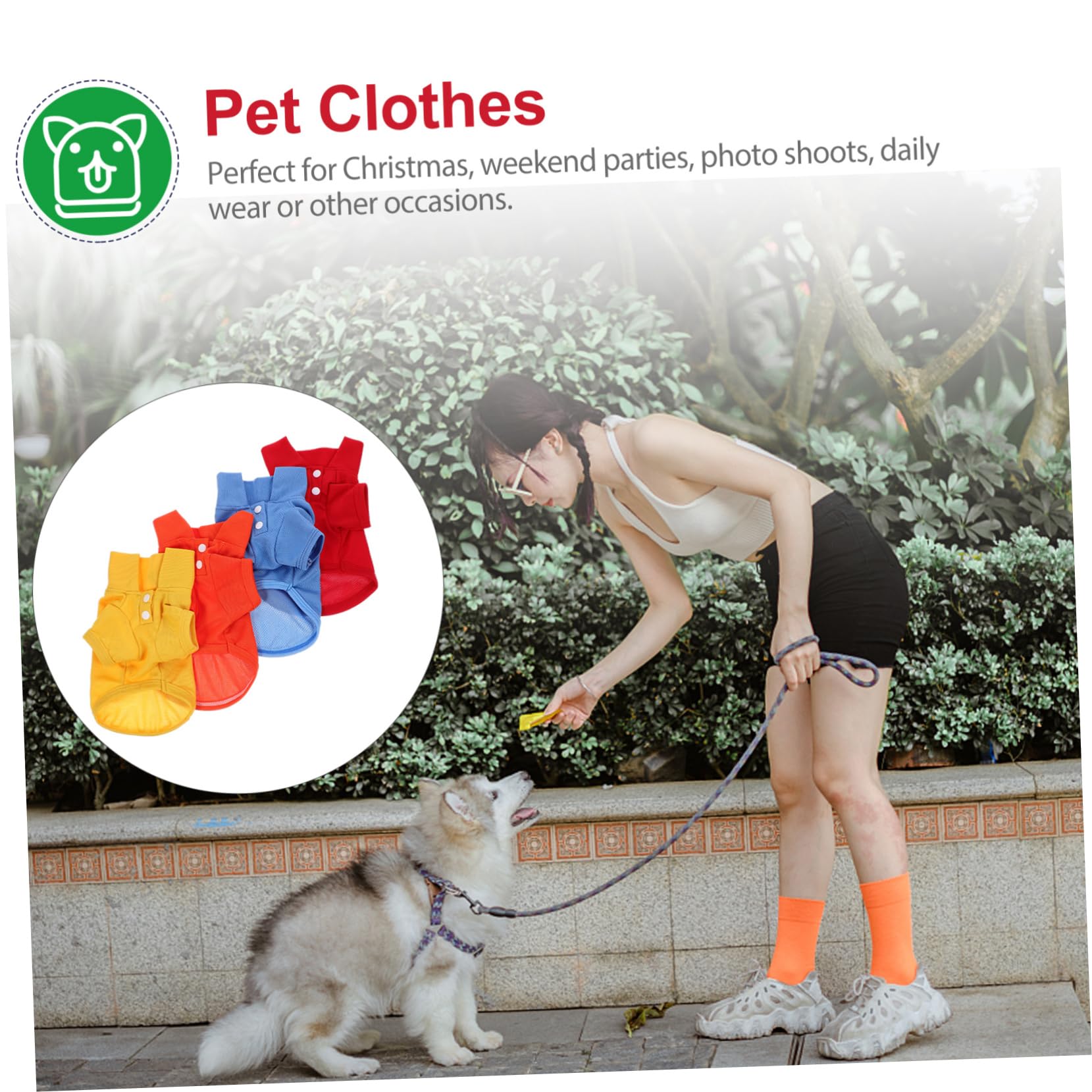 HANABASS 20piezas Camiseta para Perros De Verano Conjunto De Ropa Cómoda para Mascotas Camisetas Transpirables para Cachorros Surtidos s